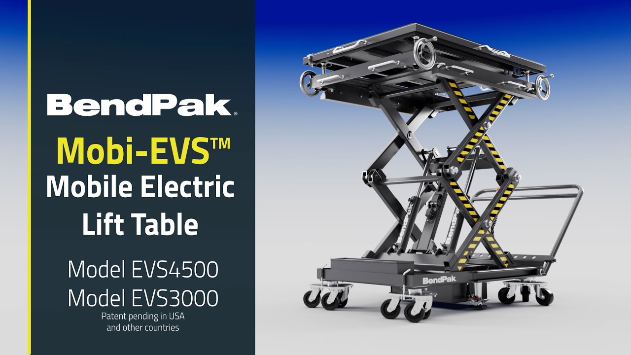 BendPak Elevates EV Maintenance with New Mobi-EVS Models