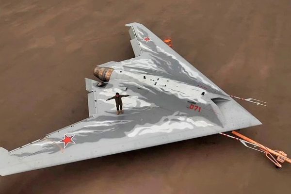 A Preemptive Strike Russian Stealth Drone Destroyed in Ukraine