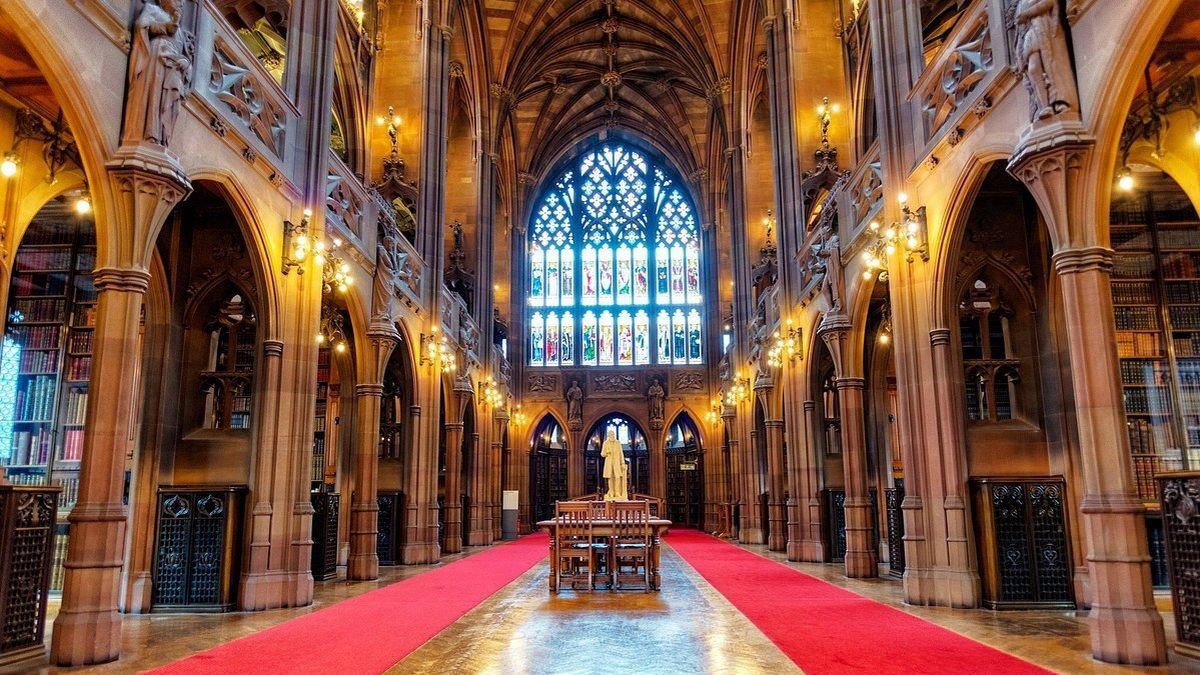 Is This the Real-Life Hogwarts? Explore Manchester's Enchanting Library!